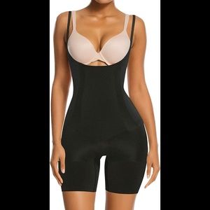 Women’s SHAPERX Shapewear Fajas Seamless Bodysuit Shorts